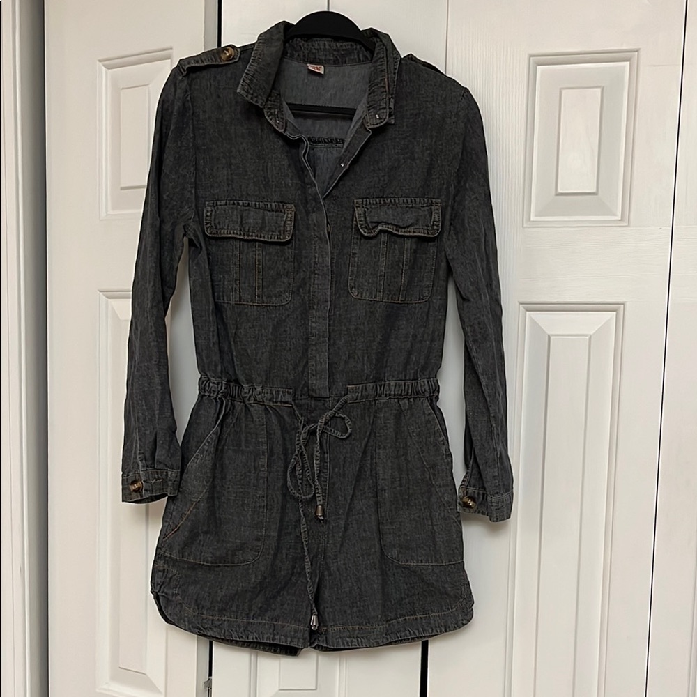 Women's  Denim Romper